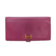 Hermès Vintage Pre-owned Laeder plnbcker Purple, Dam