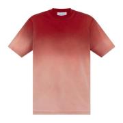 Off White T-shirt med logotyp Red, Dam