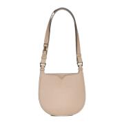 Valextra Weekend Small Hobo Väska i Beige Beige, Dam