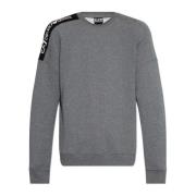 Emporio Armani EA7 Sweatshirt med tryckt logotyp Gray, Herr