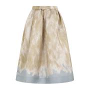 Dries Van Noten Beige Soni Kjol Beige, Dam