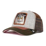 Goorin Bros Grå Uggla Trucker Cap Multicolor, Herr