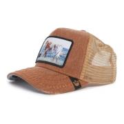 Goorin Bros Brun Ko Trucker Cap Brown, Herr