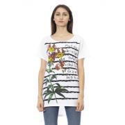 Trussardi Kortärmad Rund Hals T-shirt White, Dam