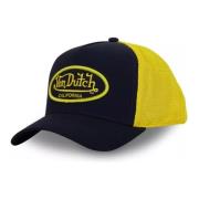 VON Dutch Svart/Gul Trucker Cap Multicolor, Herr