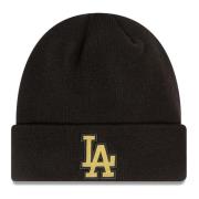 New Era Dodgers Metallic Badge Beanie Black, Unisex