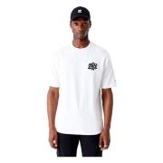 New Era Vit Spray Grafisk T-shirt White, Herr