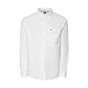 Tommy Jeans Klassisk Vit Skjorta White, Herr