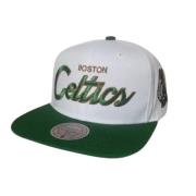 Mitchell & Ness Vit Celtics 94 Draft Snapback Keps White, Unisex