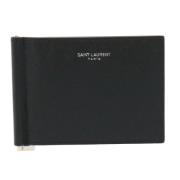 Yves Saint Laurent Vintage Pre-owned Laeder plnbcker Black, Herr