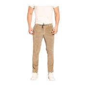 Mason's Velvet 500 Stripes Extra Slim Chinos Beige, Herr