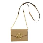 Michael Kors Pre-owned Pre-owned Plast plnbcker Beige, Dam