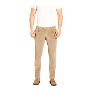 Mason's Sammet 500-Randig Chino Byxor Beige, Herr