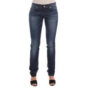 John Galliano Slim-fit Jeans Blue, Dam