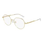 Bottega Veneta Guld Eyewear Frames Bv1076Oa Solglasögon Yellow, Unisex