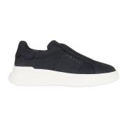 Hogan Svarta Sneakers Aerodynamisk Sula Stil Black, Herr