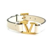 Valentino Vintage Pre-owned Metall armband Gray, Dam