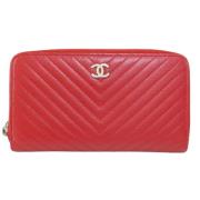 Chanel Vintage Pre-owned Laeder plnbcker Red, Dam