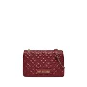 Moschino Röd Axelväska Elegant Design Red, Dam