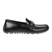 Moschino Klassiska Läderloafers Black, Herr