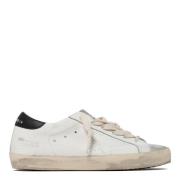 Golden Goose Super Star Kalv Mocka Sneakers White, Dam