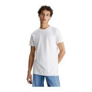 Calvin Klein Jeans Kortärmad T-shirt White, Herr