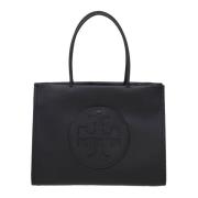 Tory Burch Svart Eco Läder Shopper Väska Black, Dam