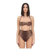 F**k Bikini 2-Delat Set Brown, Dam