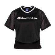 Champion T-Shirts Black, Dam