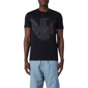 Emporio Armani Kortärmad T-shirt Blue, Herr