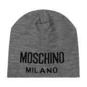 Moschino Keps med logo Gray, Unisex