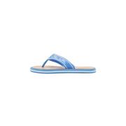 Ralph Lauren Klassiska Flip Flops Blue, Dam