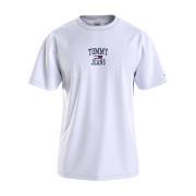 Tommy Jeans Kortärmad T-shirt White, Herr