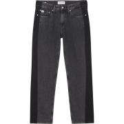 Calvin Klein Jeans Klassiska Straight Fit Denim Jeans Gray, Herr