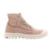 Palladium Höga Sneakers för Kvinnor Pink, Dam