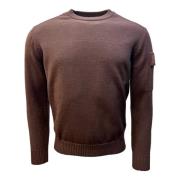 C.p. Company Urban Merino Crew Neck Sweater Brun Brown, Herr