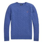 Polo Ralph Lauren Blå Heather Julianna Pullover Blue, Dam