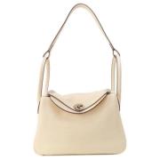 Hermès Vintage Pre-owned Laeder handvskor Beige, Dam