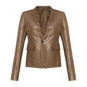 Rick Owens Läderblazer Brown, Dam