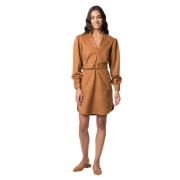 Kocca Elegant Midi Klänning Brown, Dam