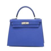 Hermès Vintage Pre-owned Laeder handvskor Blue, Dam