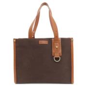 Burberry Vintage Pre-owned Canvas handvskor Brown, Dam