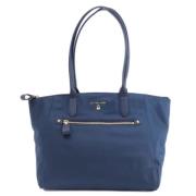 Michael Kors Pre-owned Pre-owned Nylon totevskor Blue, Dam