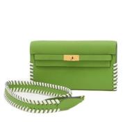 Hermès Vintage Pre-owned Laeder axelremsvskor Green, Dam