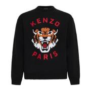 Kenzo Svarta Tröjor för Män Black, Herr