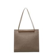 Louis Vuitton Vintage Pre-owned Tyg louis-vuitton-vskor Beige, Dam