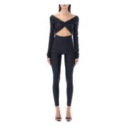 Andamane Svart Cut-Out Jumpsuit Black, Dam