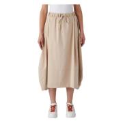 Gran Sasso Midi Skirts Beige, Dam