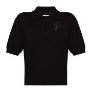 Burberry Polo med logotyp Black, Dam