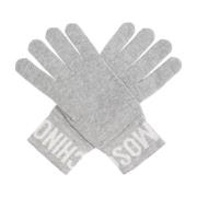 Moschino Logo handskar Gray, Unisex